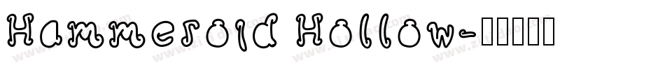 Hammeroid Hollow字体转换